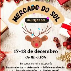 Este fin de semana....ven a disfrutar de un mercadillo super animado en galerías Sol, Ourense.

Tiendas, música, actuaciones, sesión vermut 

Os esperamos

#mercadillo #mercadodosol #navidad #regalos #ideaspararegalar
